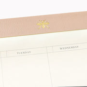 Sand Grid Paper Wasp Desk Pad