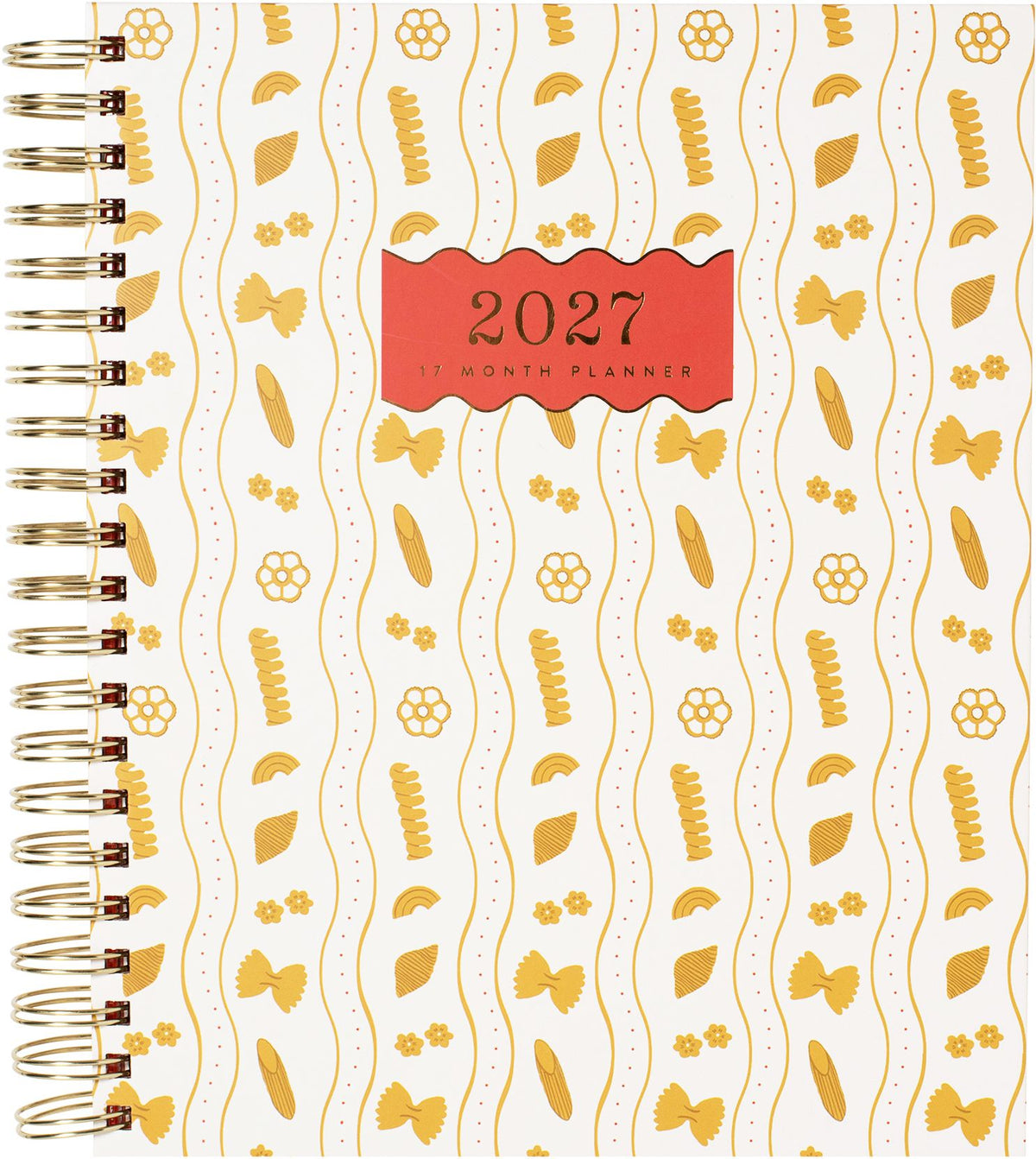2026-2027 Pasta Plans Weekly Desk Planner