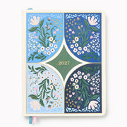 2026-2027 Paper Source Quadrant Floral Weekly Desk Planner