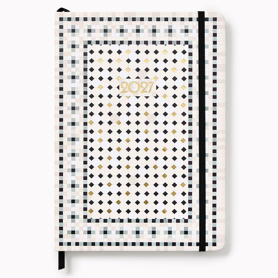 2027 Paper Source Tiles Monthly Desk Planner