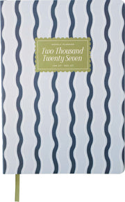 2027 Wavy Weeks Weekly Desk Planner