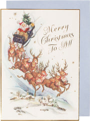 Santa's Sleigh Holiday Boxed Cards Set Of 16