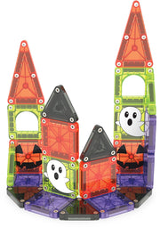 MAGNA-TILES microMAGS Spooky Travel Set 26-Piece Magnetic Construction Set, The Original Magnetic Building Brand