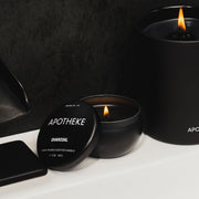 Charcoal Mini Scented Candle Tin