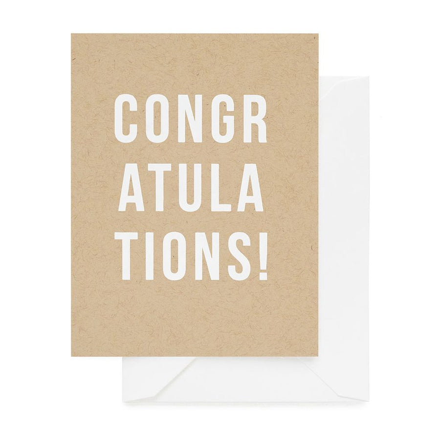 Kraft Congratulations Card