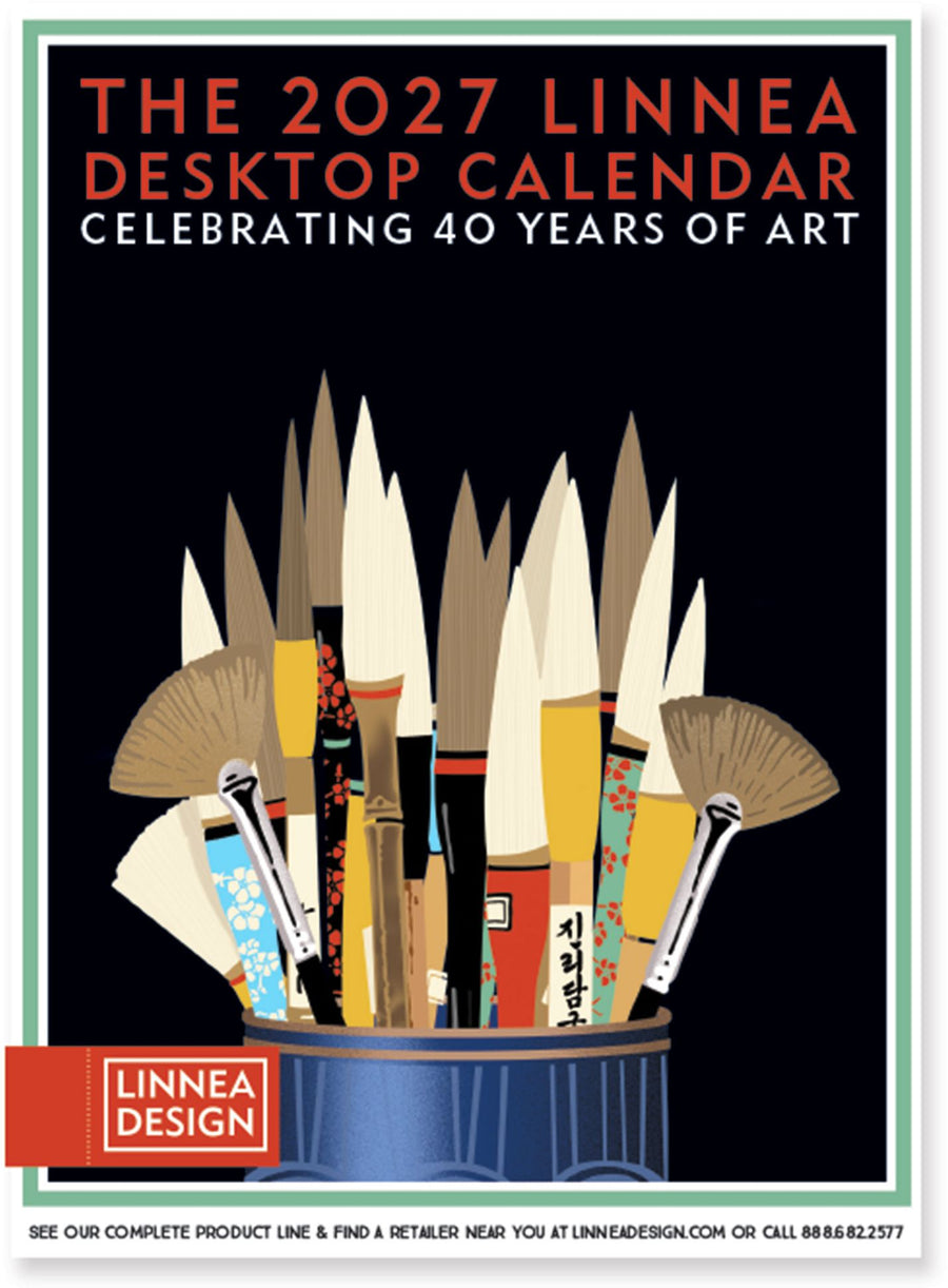 2027 Linnea Design Desktop Calendar