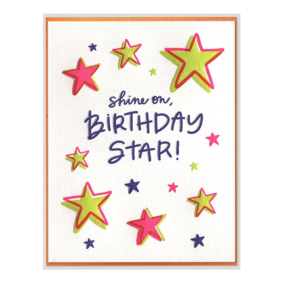 Birthday Star Birthday Card