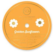 Golden Sunflower Confetti Icon Candle