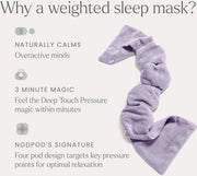 Nodpod- The Weighted Blanket For Your Eyes- Wisteria