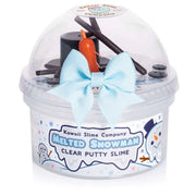 Melted Snowman Clear Putty Signature Dome Slime