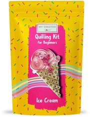 Ice Cream Paper Quilling Craft Kit