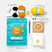 Sebastian the Lion, The Woobles Beginner Crochet Kit