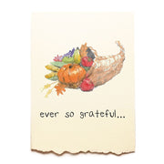 Cornucopia Thanksgiving Card