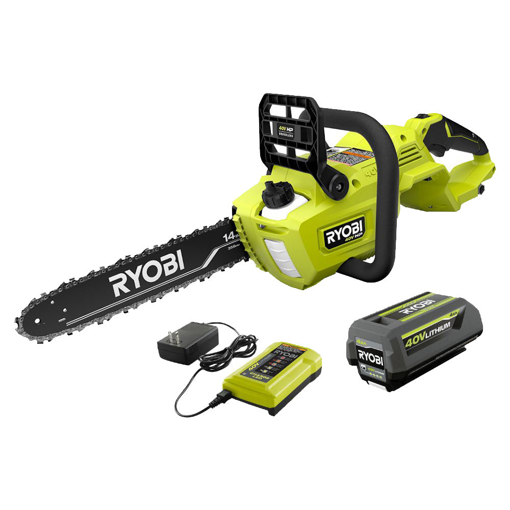40V HP Brushless 14" Chainsaw Kit