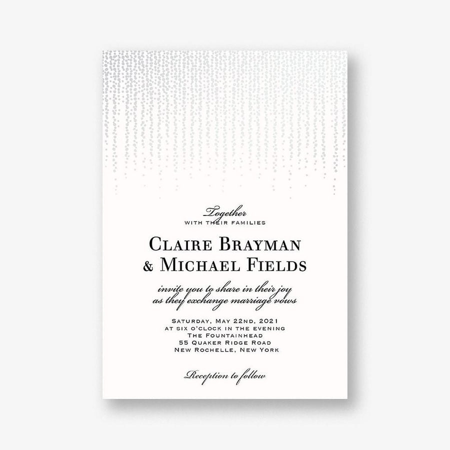 Chandelier Wedding Invitation
