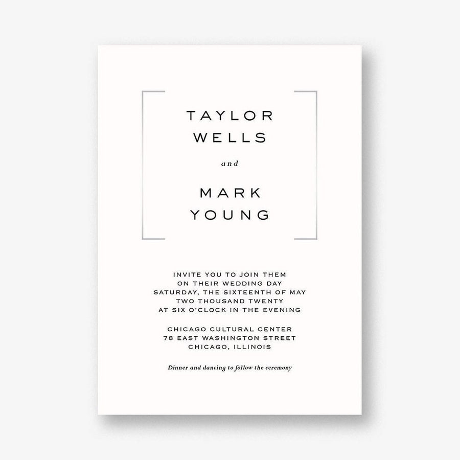 Duo Wedding Invitation