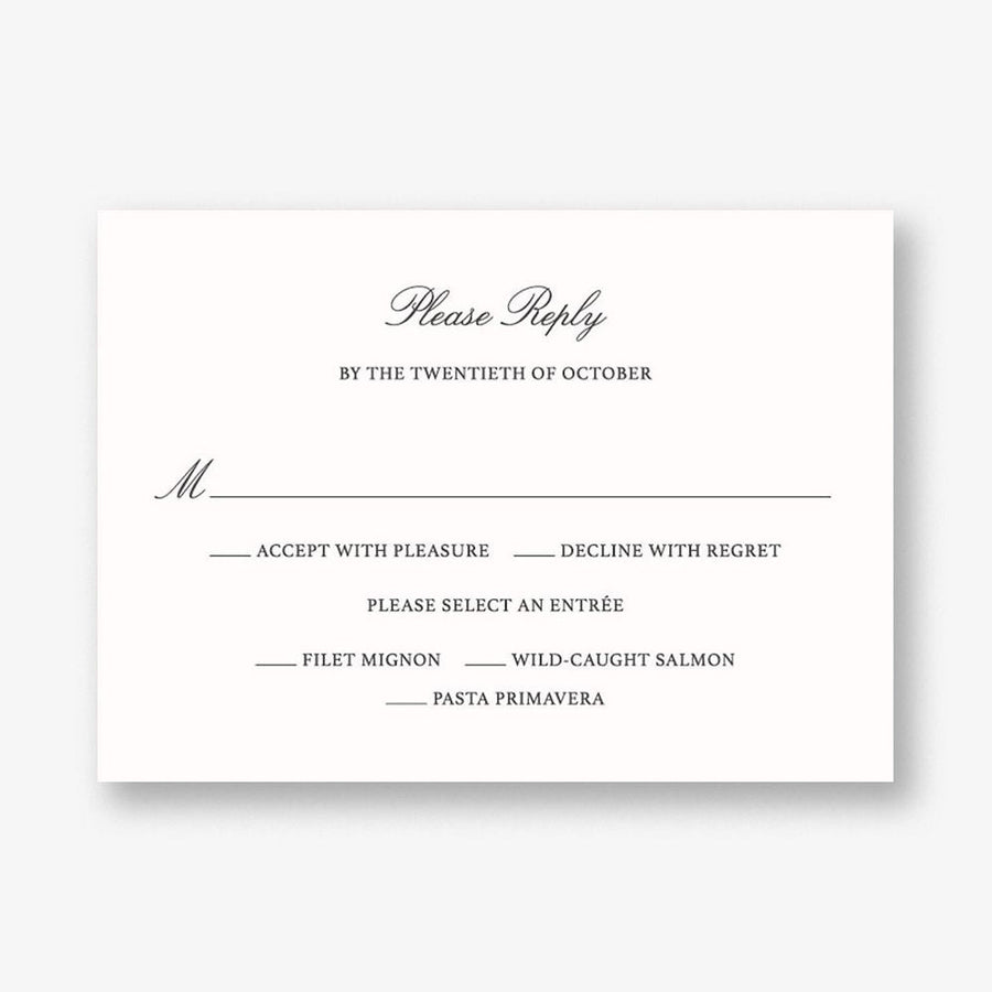 Japanese Cherry Response Card