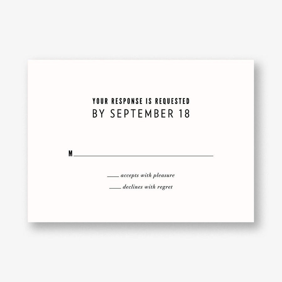 Lanai Floral Response Card