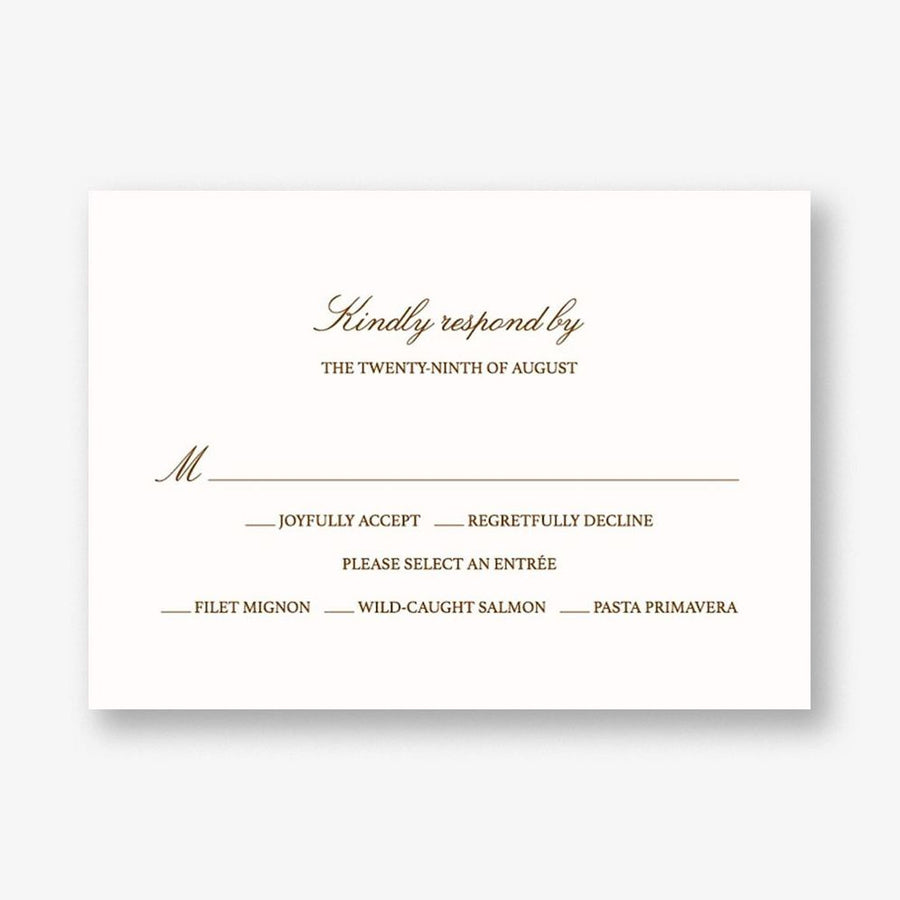 Spring Orchard Response Card