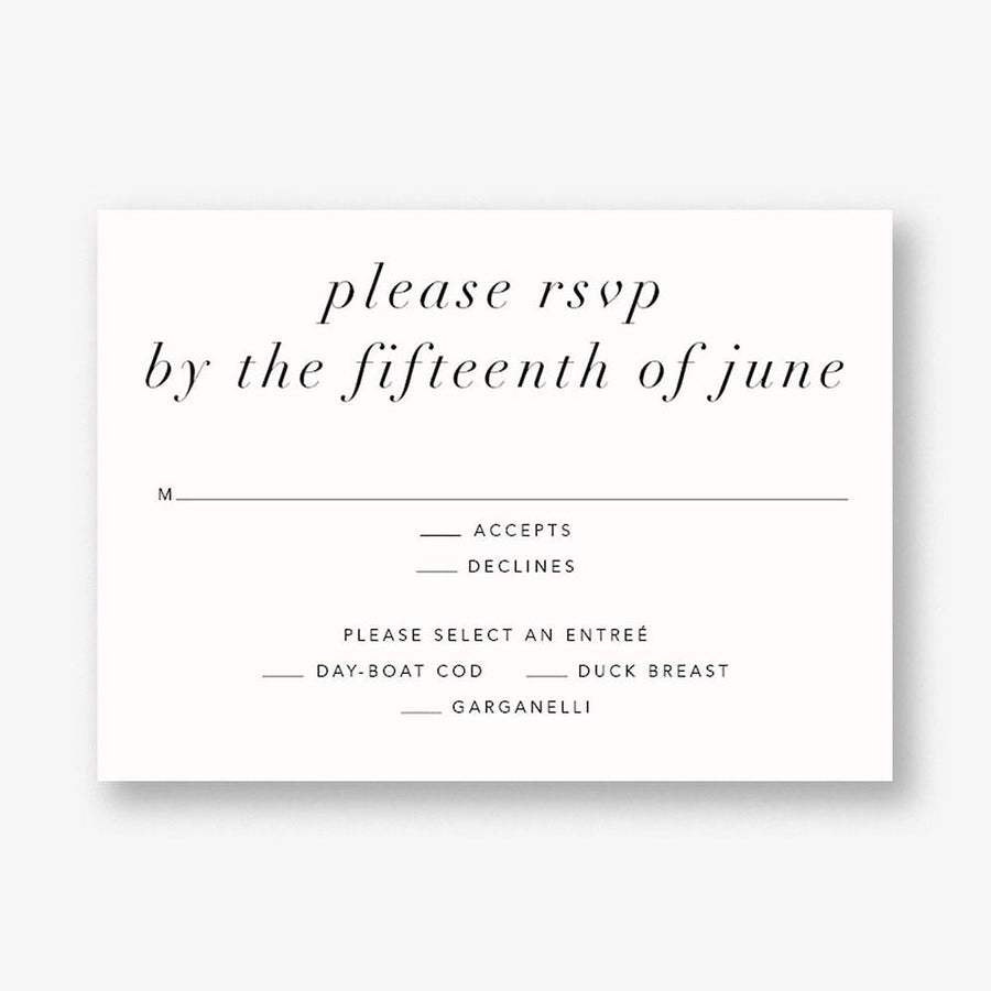 Stitched Floral II Response Card