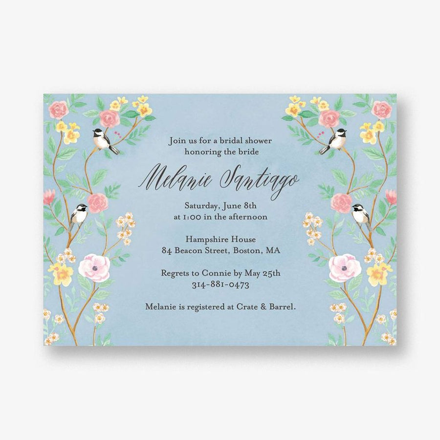 Chinoiserie Bridal Shower Invitation