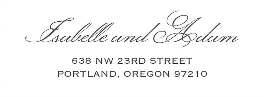 Antique Elegance Return Address Label