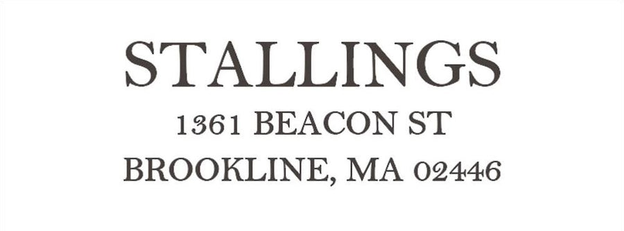 Fitzgerald Return Address Label
