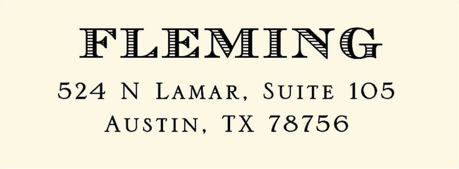 Laurel Return Address Label