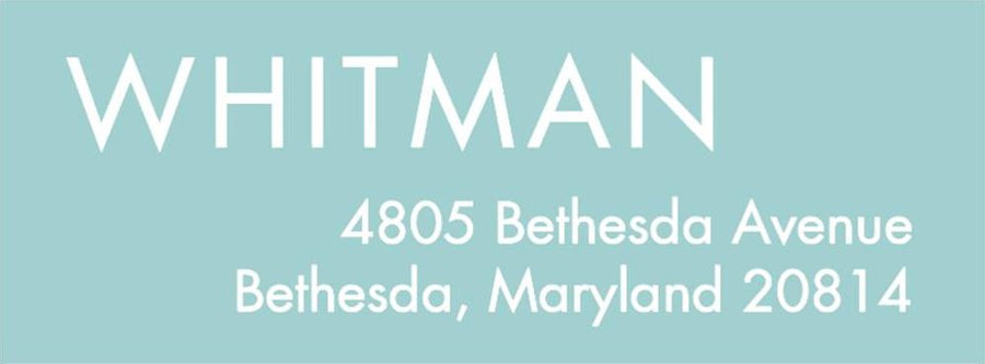Uppercase Return Address Label - Whitman