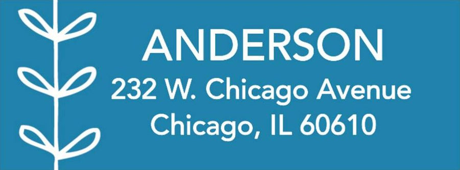 Vines Return Address Label