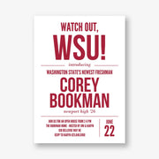 Watch Out Graduation Party Invitation