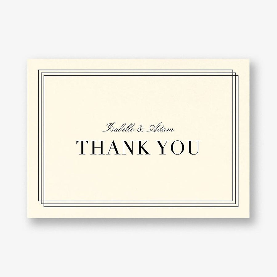 Classic Lined Frame Stationery