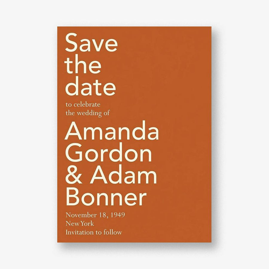 Woofer Save the Date Card