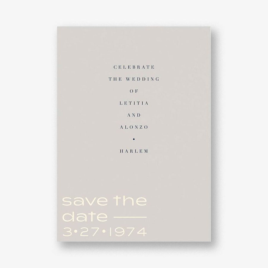 Honor Save the Date Card