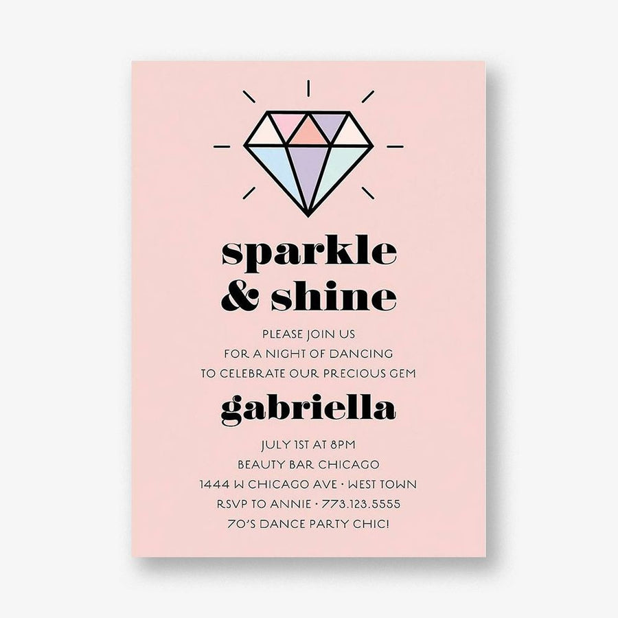 Diamond Party Invitation