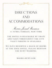 Bow Border Foil Information Card