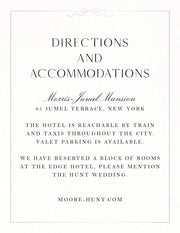 Bow Border Foil Information Card