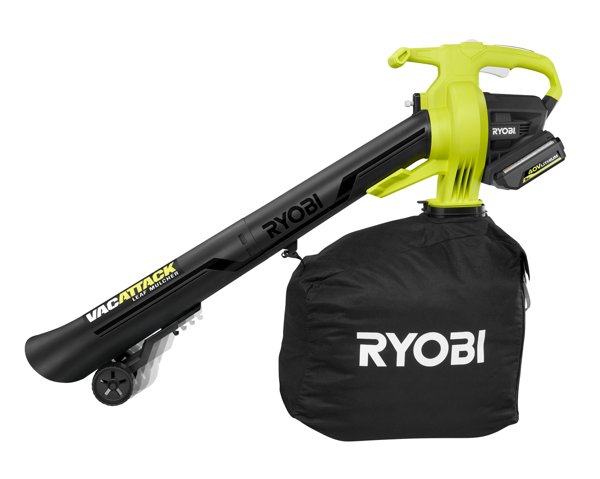 40V VAC ATTACK LEAF VACUUM/MULCHER KIT Image 6
