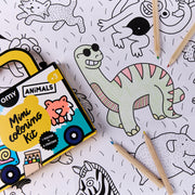 Mini coloring Kit Animals