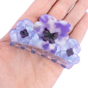 Three Pansies Hair Claw
