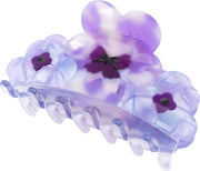 Three Pansies Hair Claw