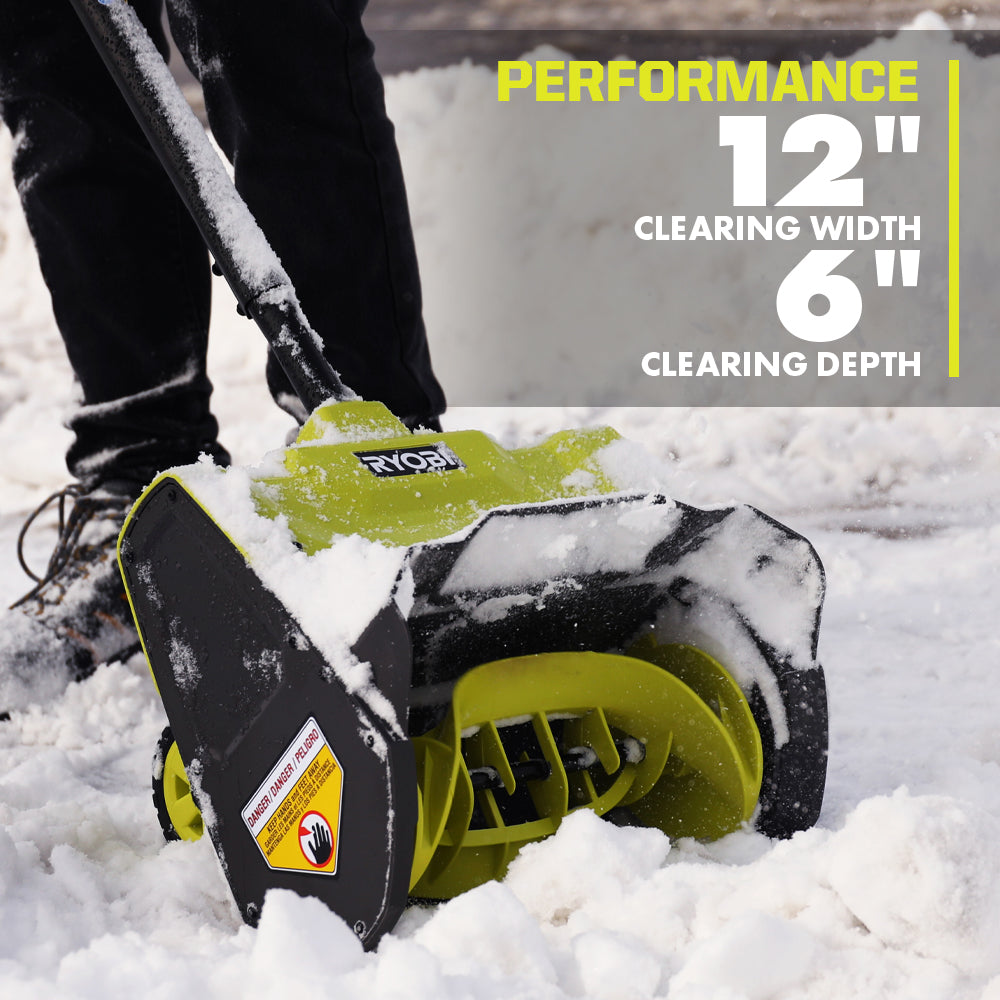 40V 12" WHEELED SNOW SHOVEL KIT Image 6
