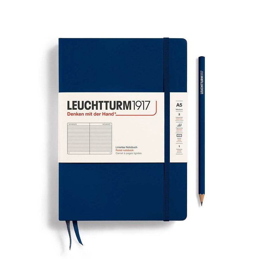 Leuchtturm1917 Navy Medium Ruled Journal