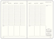 2026-2027 Leuchtturm Weekly Planner & Notebook Medium (A5) Dusty Rose, 18 Months