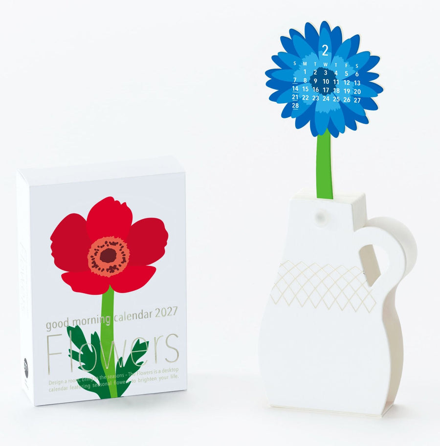 2027 Good Morning Calendar Flowers