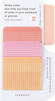 isshoni. To-Do Sticky Notes Red