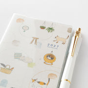 2027 Midori Pocket Diary Mini Cat