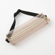 Midori Book Band Pen Case B6 A5 Clear Sepia