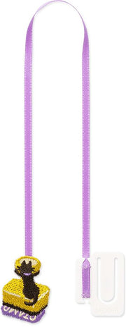 Midori Embroidery Bookmark Clip Cat