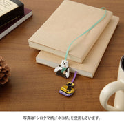 Midori Embroidery Bookmark Clip Cat